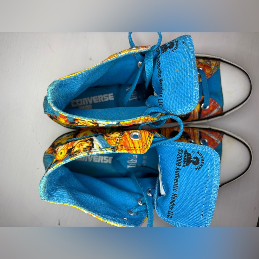 Rare pair of Jimi Hendrix high top converse - Picture 10 of 10